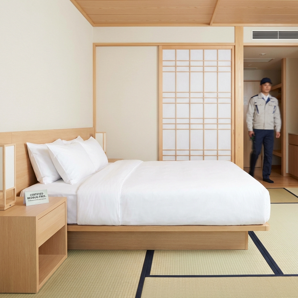 東京都新宿区 ホテルのトコジラミ駆除