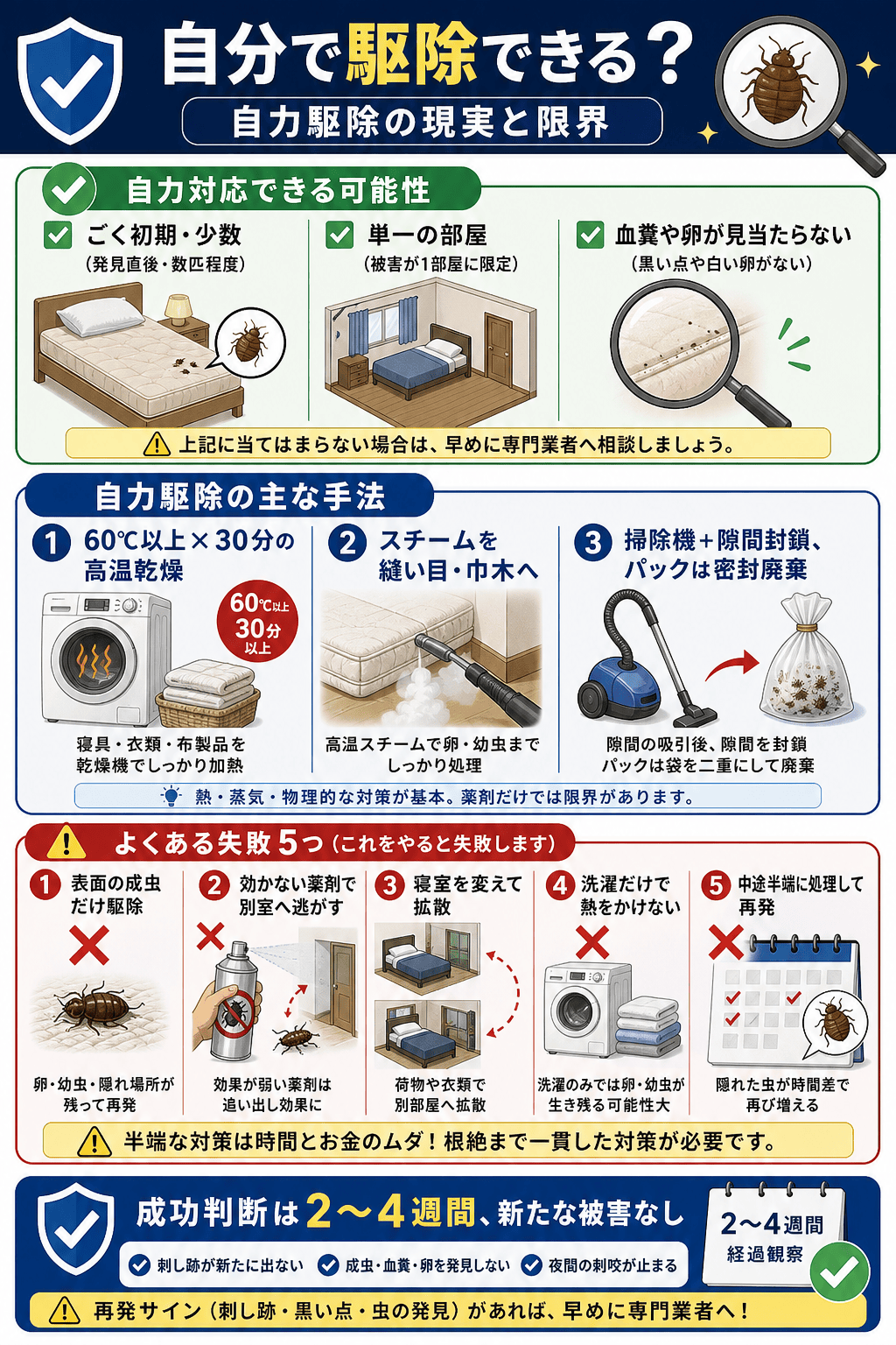 自分で駆除できる？自力駆除の現実と限界